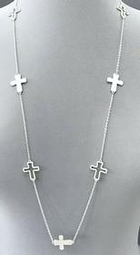  Multiple Cross Cutout  Necklace 154//280